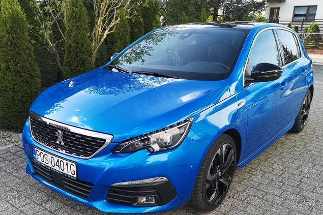 Peugeot 308 cena 75900 przebieg: 49000, rok produkcji 2020 z Odolanów małe 106